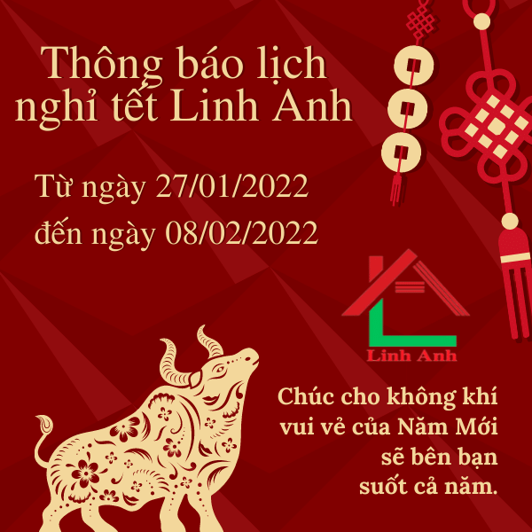 Thông báo lịch nghỉ tết của Linh Anh