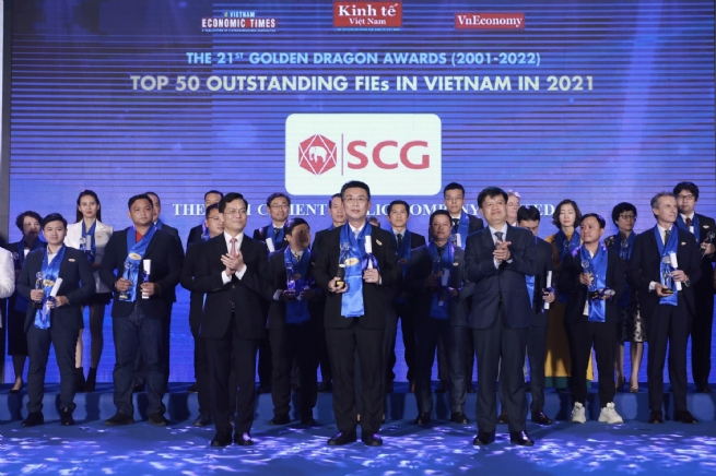 SCG được vinh danh trong danh sách 50 doanh nghiệp FDI tiêu biểu hàng đầu tại Việt Nam